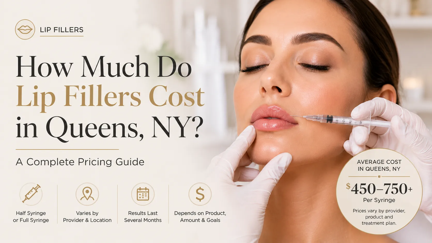 How Much Do Lip Fillers Cost in Queens, NY?